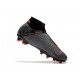 Alta calidad Botas de fútbol Nike Phantom VSN Elite DF FG Negro Naranja
