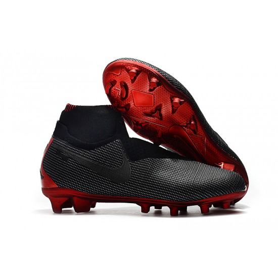 Tienda  Botas de fútbol Nike Phantom VSN Elite DF FG Negro Rojo