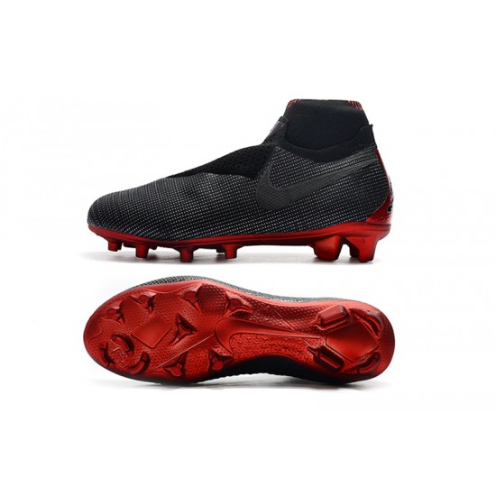 Tienda  Botas de fútbol Nike Phantom VSN Elite DF FG Negro Rojo
