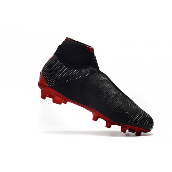 Tienda  Botas de fútbol Nike Phantom VSN Elite DF FG Negro Rojo