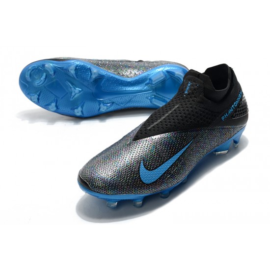 Tienda  Botas de fútbol Nike Phantom VSN Elite DF FG Azul Negro