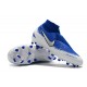 Comprar  Botas de fútbol Nike Phantom VSN Elite DF FG Azul Blanco Plata