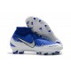 Comprar  Botas de fútbol Nike Phantom VSN Elite DF FG Azul Blanco Plata