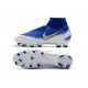 Comprar  Botas de fútbol Nike Phantom VSN Elite DF FG Azul Blanco Plata