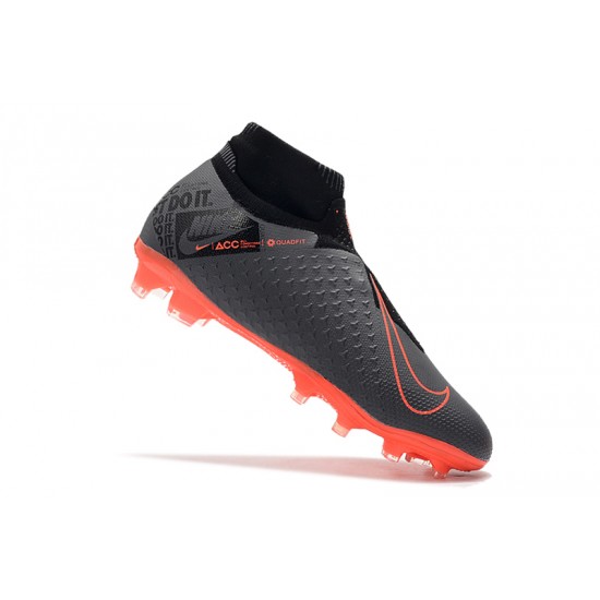 Tienda  Botas de fútbol Nike Phantom VSN Elite DF FG Dark Gris Naranja