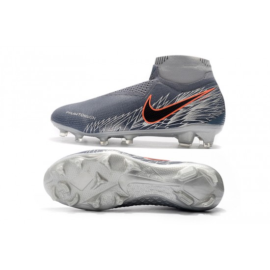 Explorar  Botas de fútbol Nike Phantom VSN Elite DF FG Dark Gris