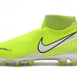 Botas de fútbol Nike Phantom VSN Elite DF FG Verde Fluo Blanco