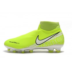 Botas de fútbol Nike Phantom VSN Elite DF FG Verde Fluo Blanco