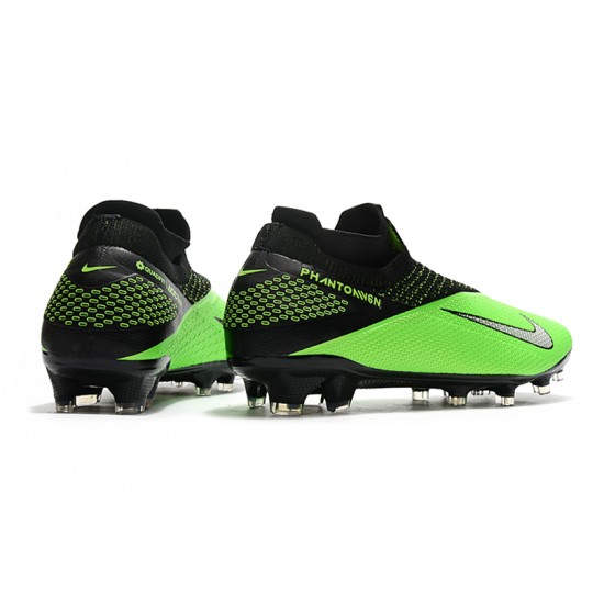Explorar  Botas de fútbol Nike Phantom VSN Elite DF FG Verde Negro