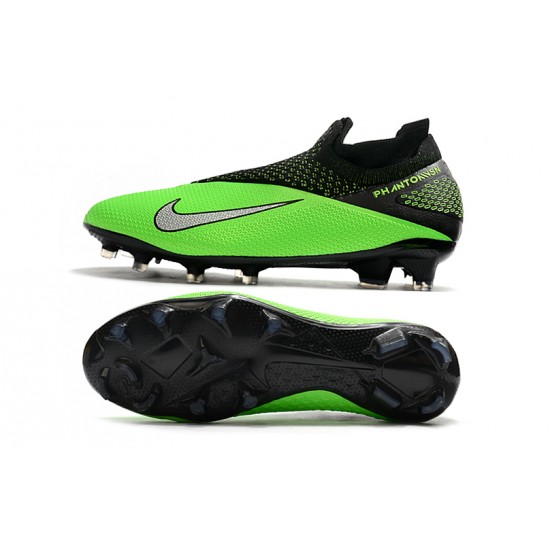 Explorar  Botas de fútbol Nike Phantom VSN Elite DF FG Verde Negro