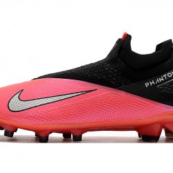 Botas de fútbol Nike Phantom VSN Elite DF FG Rosado Plata Negro