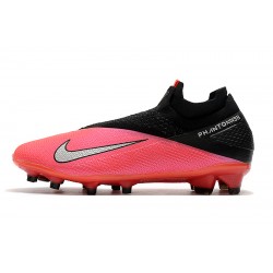 Botas de fútbol Nike Phantom VSN Elite DF FG Rosado Plata Negro