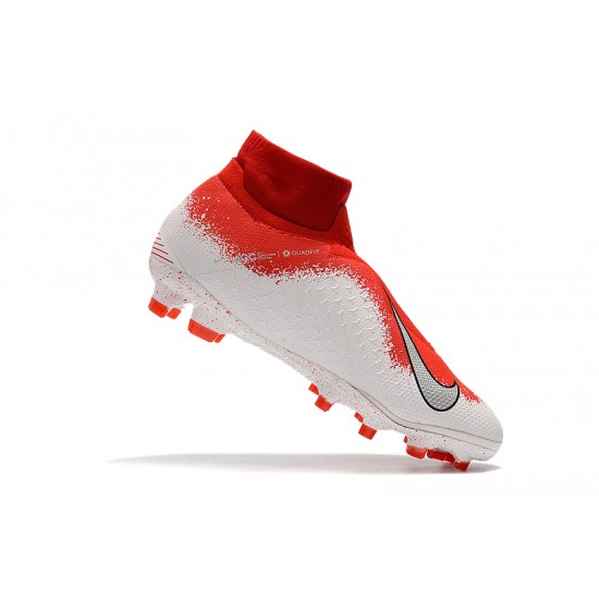 Explorar  Botas de fútbol Nike Phantom VSN Elite DF FG Rojo Blanco