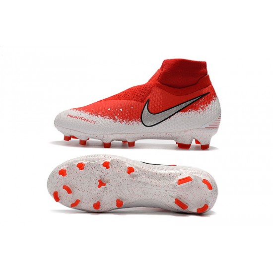 Explorar  Botas de fútbol Nike Phantom VSN Elite DF FG Rojo Blanco