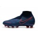Alta calidad Botas de fútbol Nike Phantom VSN Elite DF FG Azul real