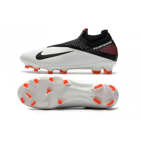 Calidad superior  Botas de fútbol Nike Phantom VSN Elite DF FG Blanco Negro
