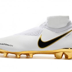 Botas de fútbol Nike Phantom VSN Elite DF FG Blanco Dorado