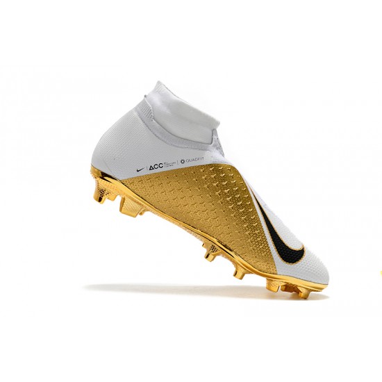 Comprar  Botas de fútbol Nike Phantom VSN Elite DF FG Blanco Dorado