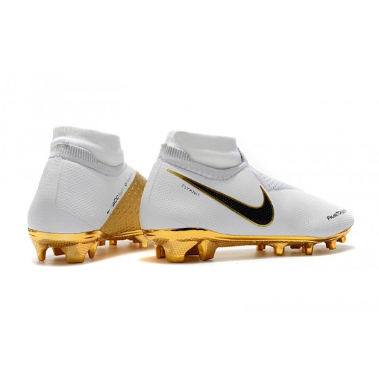 Comprar  Botas de fútbol Nike Phantom VSN Elite DF FG Blanco Dorado