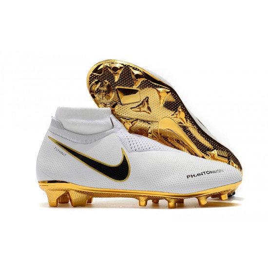 Comprar  Botas de fútbol Nike Phantom VSN Elite DF FG Blanco Dorado