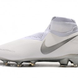 Botas de fútbol Nike Phantom VSN Elite DF FG Blanco Plata
