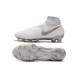 Calidad superior  Botas de fútbol Nike Phantom VSN Elite DF FG Blanco Plata