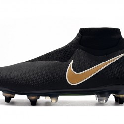 Botas de fútbol Nike Phantom VSN Elite DF SG-Pro Anti Clog Negro Dorado