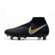Mejor calidad  Botas de fútbol Nike Phantom VSN Elite DF SG-Pro Anti Clog Negro Dorado