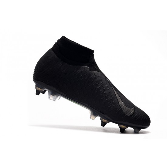 Mejor calidad  Botas de fútbol Nike Phantom VSN Elite DF SG-Pro Anti Clog Negro Dorado
