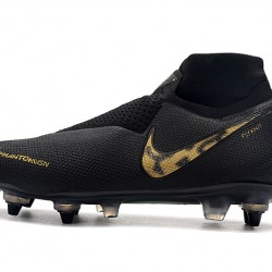 Botas de fútbol Nike Phantom VSN Elite DF SG-Pro Anti Clog Negro Leopard