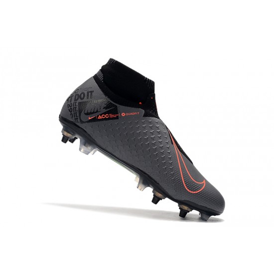 Comprar ahora  Botas de fútbol Nike Phantom VSN Elite DF SG-Pro Anti Clog Dark Gris Naranja
