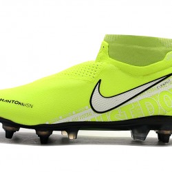 Botas de fútbol Nike Phantom VSN Elite DF SG-Pro Anti Clog Verde Fluo