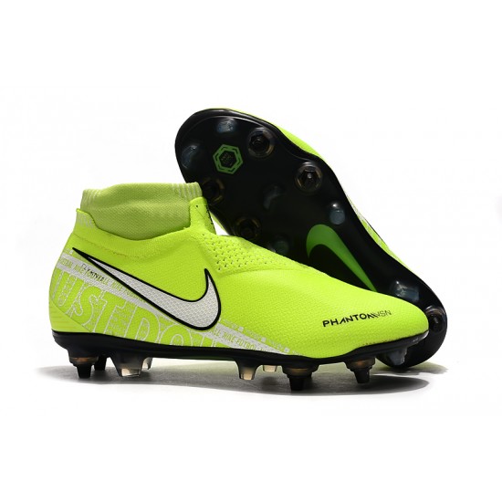 Descubrir  Botas de fútbol Nike Phantom VSN Elite DF SG-Pro Anti Clog Verde Fluo
