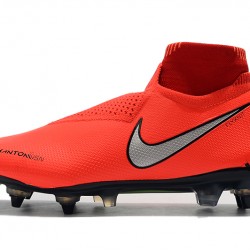 Botas de fútbol Nike Phantom VSN Elite DF SG-Pro Anti Clog Naranja Plata
