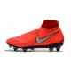 Alta calidad Botas de fútbol Nike Phantom VSN Elite DF SG-Pro Anti Clog Naranja Plata