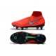 Alta calidad Botas de fútbol Nike Phantom VSN Elite DF SG-Pro Anti Clog Naranja Plata