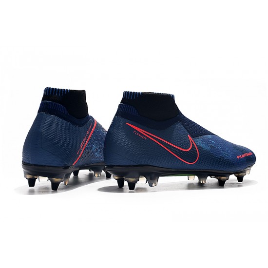 Descubrir  Botas de fútbol Nike Phantom VSN Elite DF SG-Pro Anti Clog Azul real Rojo