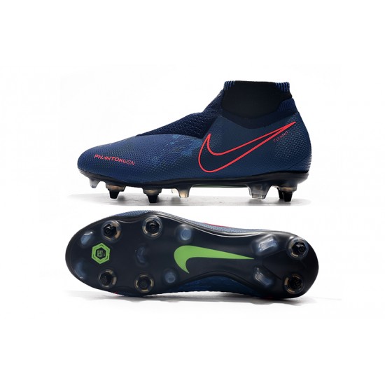 Descubrir  Botas de fútbol Nike Phantom VSN Elite DF SG-Pro Anti Clog Azul real Rojo