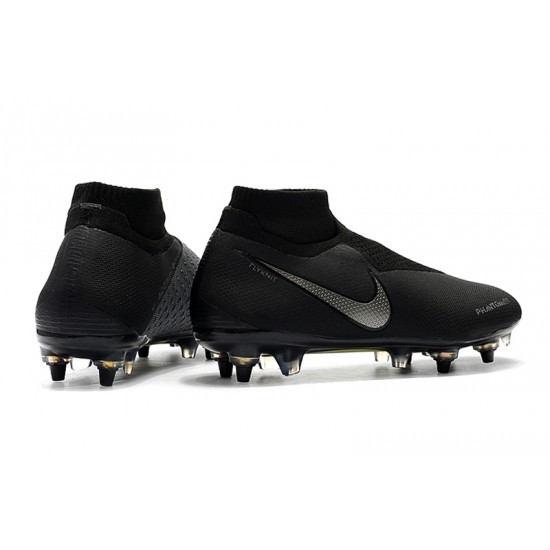 Tienda  Botas de fútbol Nike Phantom VSN Elite DF SG-Pro Anti Clog Negro Plata