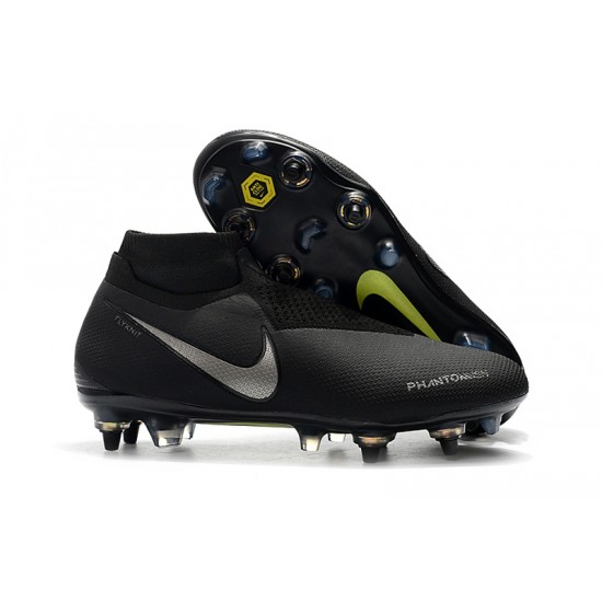 Tienda  Botas de fútbol Nike Phantom VSN Elite DF SG-Pro Anti Clog Negro Plata