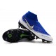 Descubrir  Botas de fútbol Nike Phantom VSN Elite DF SG-Pro Anti Clog Azul Blanco Plata