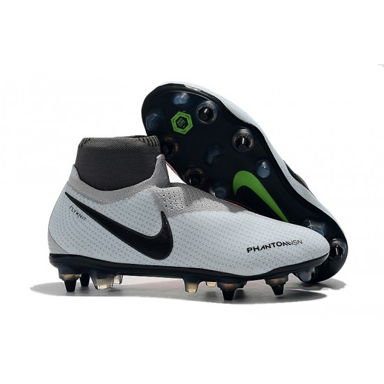 Descubrir  Botas de fútbol Nike Phantom VSN Elite DF SG-Pro Anti Clog Gris Negro