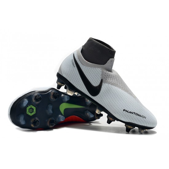 Descubrir  Botas de fútbol Nike Phantom VSN Elite DF SG-Pro Anti Clog Gris Negro