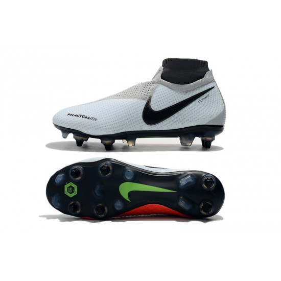 Descubrir  Botas de fútbol Nike Phantom VSN Elite DF SG-Pro Anti Clog Gris Negro