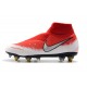Descubrir  Botas de fútbol Nike Phantom VSN Elite DF SG-Pro Anti Clog Rojo Blanco Plata