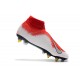 Descubrir  Botas de fútbol Nike Phantom VSN Elite DF SG-Pro Anti Clog Rojo Blanco Plata