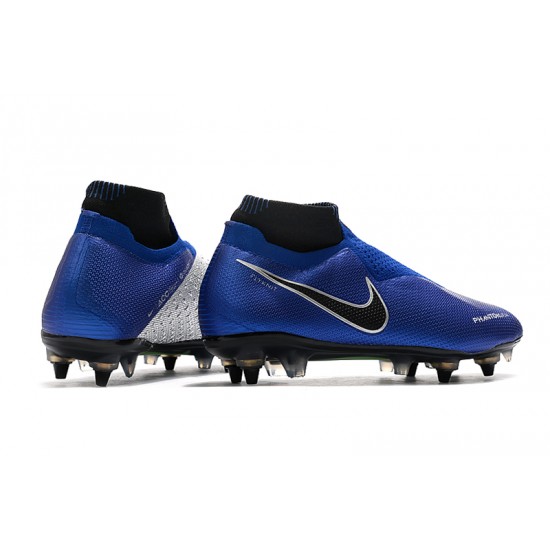 Explorar  Botas de fútbol Nike Phantom VSN Elite DF SG-Pro Anti Clog Azul real Plata