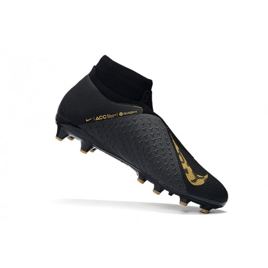 Comprar  Botas de fútbol Nike Phantom VSN Shadow Elite DF AG Negro Dorado