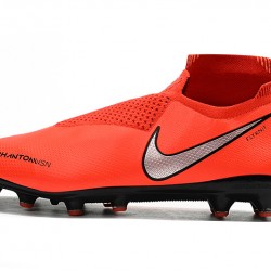 Botas de fútbol Nike Phantom VSN Shadow Elite DF AG Naranja Plata