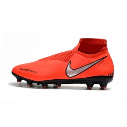 Botas de fútbol Nike Phantom VSN Shadow Elite DF AG Naranja Plata